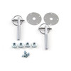 Speedmaster 1/4" Flip Over Lock Style Steel Hood Pin Lock Kit PCE425.1007