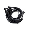 Speedmaster Universal 90° to 90° Female Spark Plug Wire Covers Black Chevy PCE390.1003.01
