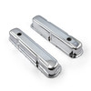 Speedmaster Mopar Chrysler SB 318 340 360 Chrome Steel Valve Covers 3 1/4" Tall Baffled