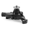 Speedmaster Chevy SBC 350 High Volume Aluminum Short Water Pump with Heater Port – Black PCE195.1083.02