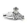 Speedmaster Chevy SBC 350 High Volume Aluminum Short Water Pump with Heater Port Chrome