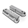 Speedmaster Ford SB 289 302 351 Windsor Polished Aluminum Tall Valve Covers with Hole PCE314.1083.01