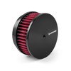 Speedmaster 6" x 2" Washable Billet Aluminum Air Cleaner Assembly Kit - Black PCE104.1087.01