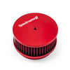 Speedmaster 6" x 2" Washable Billet Aluminum Air Cleaner Assembly Kit - Red PCE104.1087.02