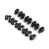 Speedmaster Chevy LS3 1.8 Ratio Aluminum Pedestal Mount Roller Rocker Arm Set Black
