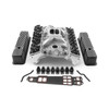 Speedmaster Chevy SBC 350 Angle Cylinder Head Top End Engine Combo Kit – Solid Mechanical Flat Tappet 1-435-002