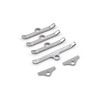 Speedmaster Ford SB 289 302 351 Windsor 4.5" Chrome Valve Cover Hold Down Spreader Bars PCE312.1003