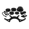 Speedmaster Chevy SBC 350 Aluminum Serpentine Belt Drive System Kit Black