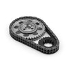Speedmaster Chevy SBC 350 Double Roller 9 Keyway Billet Steel Timing Chain Kit