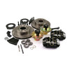 Speedmaster Ford Mustang 1965-1969 Front Disc Brake Conversion Kit 4 Piston Billet
