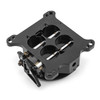 Speedmaster 1200 CFM 4-Barrel 4150 Billet CNC Machined Throttle Body, Black