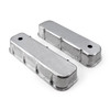 Speedmaster Chevy BBC 454 Polished Aluminum Plain Valve Cover - Tall with Hole PCE314.1028.01