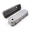 Speedmaster Chevy BBC 454 Polished Aluminum Ball Milled Tall Valve Covers with Hole PCE314.1028.07