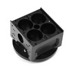 Speedmaster 4 Barrel Billet Aluminum Carburetor Main Body - 4150 Double Pumper, Black