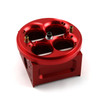 Speedmaster 4 Barrel Billet Aluminum Carburetor Main Body 4150 Double Pumper Red PCE116.1006.01
