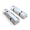 Speedmaster Chevy SBC 350 Fabricated Valve Covers Polished Tall Without Hole PCE314.1101.01