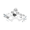 Speedmaster Chevy SBC 350 Aluminum Complete Serpentine Engine Pulley Kit Polished