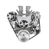 Speedmaster Chevy BBC 454 Aluminum Complete Serpentine Belt Drive System Kit Polished