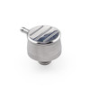 Speedmaster Polished Aluminum Ball Milled Valve Cover Breather with 1" PVC Vent Tube