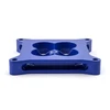 Speedmaster PCE120.1008.03 1" Aluminum 4150 CNC Machined Carburetor Spacer Square Bore 4 Port Blue