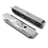 Speedmaster Mopar Chrysler BB 383 440 Polished Fabricated Valve Covers Tall with Hole PCE314.1128.02