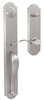 Weslock Philbrook Single Cylinder Handleset with Left Hand Bordeaux Lever – Satin Nickel | R6641-NUNSL2D