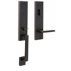 Weslock Dummy Exterior & Interior Handle Set with Non-Active Thumb Press, 5-1/2" CTC, 1-3/8" to 2-1/4" Doors