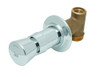 T&S Brass TB1029 Concealed Straight Valve, Slow Self Closing, Vandal Resistant, Blank Index