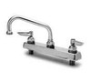 T&S Brass TB1123M T & S DECK MOUNT FAUCET 8 IN. CENTER 12 IN. SWING SPOUT CHROME