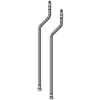 T&S Brass T01687945 SS Flex Supply Hoses, 3/8" Compression x 1/8" NPSM
