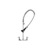 T&S Brass TB0133B08 Easy-Install Pre-Rinse 8-Inch Wall Mount 1/2-Inch Female Inlets with 18-Inch Riser 1.48 Gpm Spray