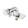 T&S Brass TB0805VRVF05 Metering Faucet with Single Temp, Push-Button Cap, Deckplate and 0.5 Gpm Non-Aerated Spray