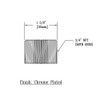 T&S Brass T00474125 Close Nipple, 3/4" NPT, Chrome Plated