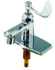 T&S Brass TB2460 Lavatory Faucet with Single Temperature, Decor Wrist-Action Handle, Aerator and Deckplate