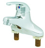 T&S Brass TB2710 Single Lever Faucet, 4-Inch Centerset, 4-Inch Handle, 2.2 Gpm Aerator, Pop-Up Drain Assembly