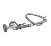 T&S Brass TB0100 Spray Valve (B-0107) With 44 Flexible Stainless Steel Hose (B-0044-H)