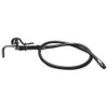 T&S Brass TB0102 Pot and Glass Filler with Plain End Curved Nozzle and 68-Inch Flexible Stainless Steel Hose