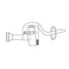 T&S Brass TB0107B Spray Valve Unit with Rose Spray Outlet