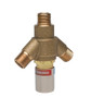 T&S Brass TECTMV Thermostatic Mixing Valve with 1/2-Inch Npsm Male Threads