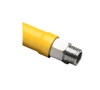 T&S Brass THG2D36 Gas Hose with Free Spin Fittings, 3/4-Inch Npt and 36-Inch Long