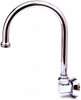 T&S Brass TB0525 Swivel Gooseneck, Wall Mount, Stream Regulator, 5-11/16-Inch Spread, 10-1/2-Inch Height