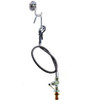 T&S Brass TB0305102ACR Single Pantry Base Faucet, Ceramic, 053A, B-0102-A Hose and Hook Nozzle, Wall Hanger Hook