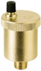 CALEFFI 308116 1/8 MINICAL AUTOMATIC AIR VENT - BRASS BODY 150PSI MAX WORKING PRESSURE.
