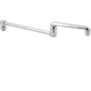 Chicago Faucets 157358 ECAST® 18 IN. DOUBLE JOINTED SWING SPOUT WITH 2.2 GPM AERATOR OUTLET, LEAD FREE