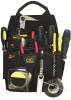 CUSTOM LEATHERCRAFT 284299 CLC  Professional Electrician's Tool Pouch, Ballistic Poly, 12-Pocket