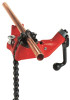 RIDGE 813065 Ridge BC210A Top Screw Bench Chain Vise, 1/8-inch to 2-1/2-inch Bench Vise with Built-In Crank Handle