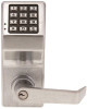 ALARM LOCK U000578 Trilogy T2 100-User Standalone Electronic Digital Keypad Cylindrical Lock Leverset, Satin Chrome Finish