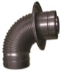 NORITZ 478911 TANKLESS WATER HEATER CONCENTRIC 90 DEGREE VENT PIPE ELBOW, STAINLESS STEEL