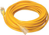 COLEMAN CABLE 647312 Southwire 2588SW0002 Outdoor Extension Cord- 12/3 American Made SJTW Heavy Duty 3 Prong Extension Cord- Great for Commercial Use, Gardening, and Major Appliances ( 50 Foot- Yellow)