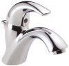 Delta 557762LF  C-Spouts Single Handle Centerset Lavatory Faucet, Chrome